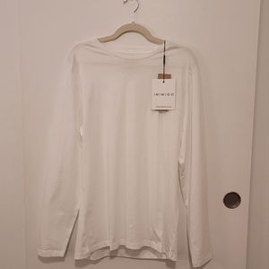 Inimigo White Long Sleeve Heartless NWT